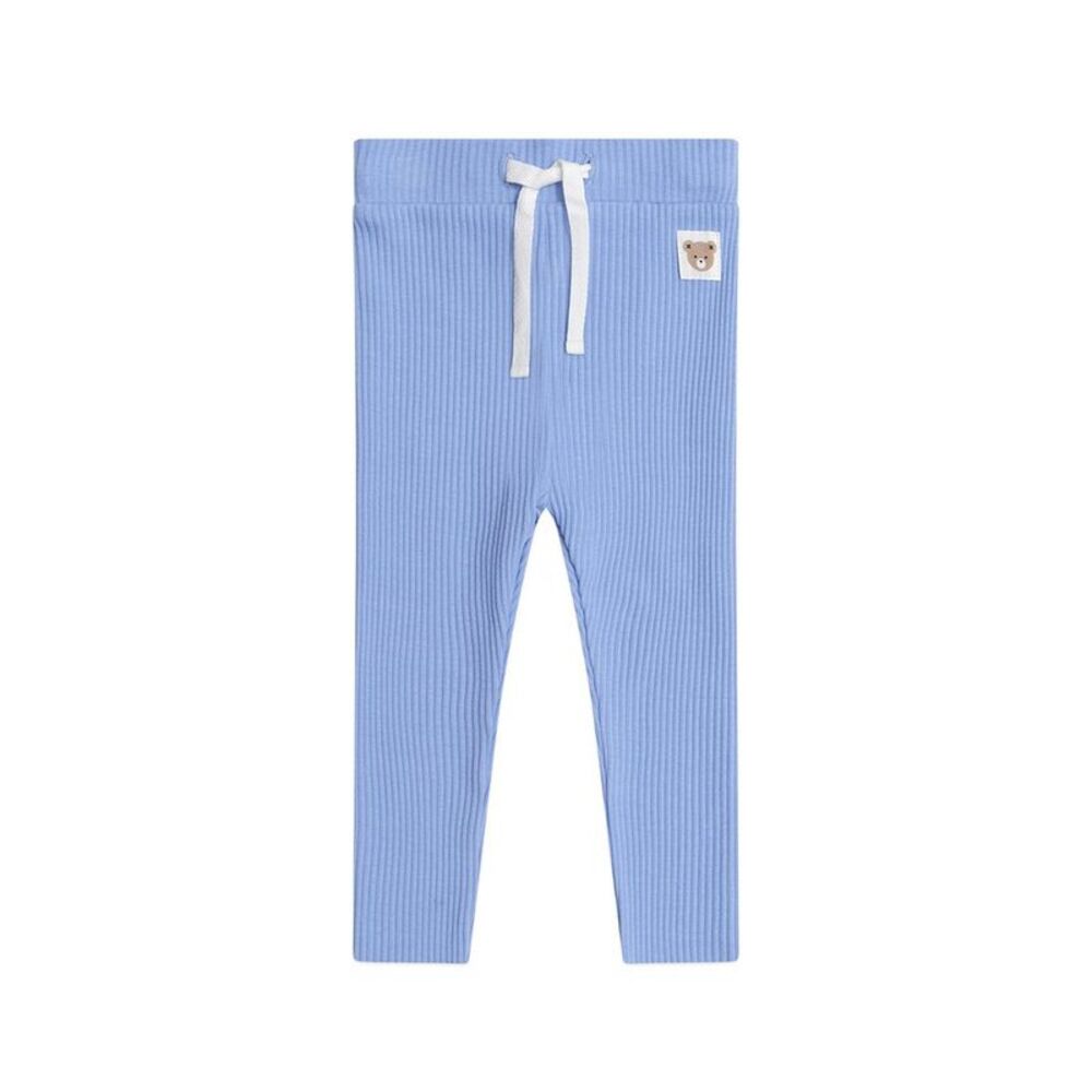 Huxbaby Boys  Blue Rib Legging, Blue